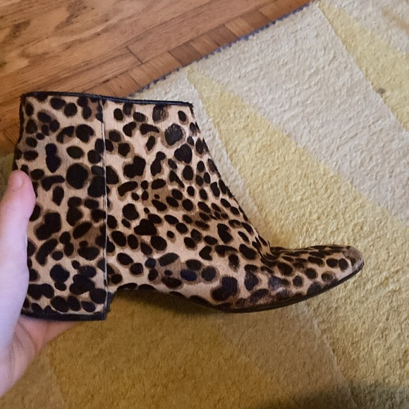 Nine West faux leopard fur booties - Picture 2 of 6